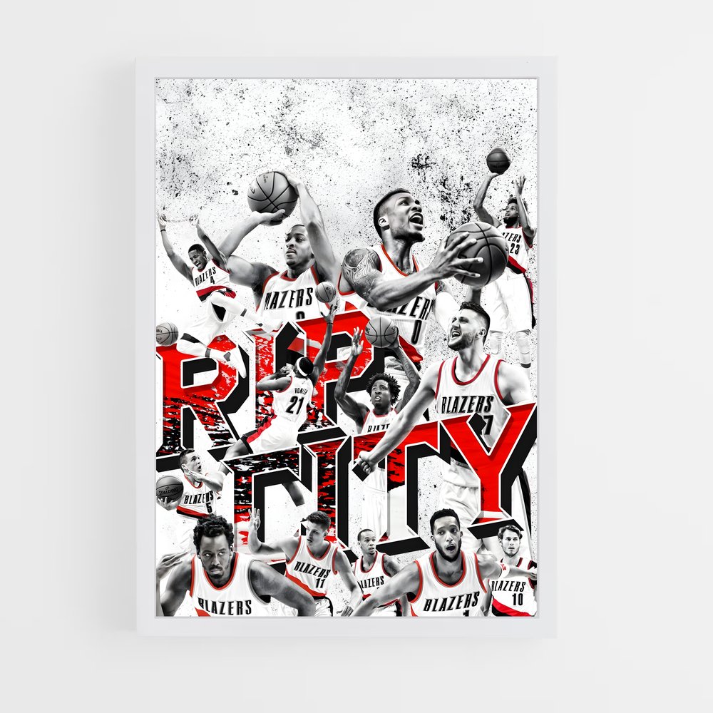 Poster Raps en Folie – affiche Basketball (vue 3)